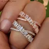 Cluster Rings Huitan Новые женщины обручальные кольца модная форма