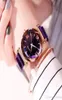 Women039s Orologi della moda Magnet in acciaio inossidabile Milan Mesh cinghia Purple Diamond Blu Ray Glass Girl Girl Dress Quotz Wat2891839