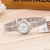 Wristwatches Ladies Stainless Steel Mesh Band Wristwatch Multifunctional Waterproof Quartz Watches Durable Luxurious Women'S Watch Reloj