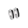 Boucles d'oreilles en argent sterling pour hommes nyliques romains niche de hip-hop haut de gamme Ruffian belles boucles d'oreilles américaines