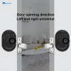 Lock Smardeer 4in1 Lock eletrônico para Tuya Smart Lock com impressão digital de deadbolt Entrada