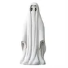 Party Decoration Ghost Statue White Resin Garden Sculpture Halloween Figurines For Home Room Desk Decor D