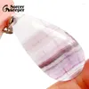 Colliers pendants Collier transparent de couleur de fluorite de couleur de couleur naturelle pour femmes pour femmes bijoux QS586