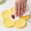 Tavolino tavolo da cibo resistente all'usura semplice i fiori bellissimi cuscinetti isolanti in cucina a due colori domestici