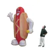 6mH (20ft) With blower wholesale Cute Advertising Inflatable Hot Dog Cartoon,Giant Inflatable Sausage Balloon For Promotion01