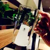 Wine Glasses Small Bear Glass Cups Milk Coffee Mug High Boron Silicon Double-deck Big Transparent Travel Double Wall With Wood Lid