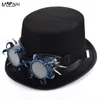 Party Supplies Vintage Steampunk Gear Rivet Goggles Floral Black Top Hat Punk Style Fedora Headwear Gothic Lolita Cosplay