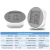 Tape Tuise WiFi Température Humidité Capteur Hygromètre intérieur Thermomètre Détecteur Smart Life Remote Controly Support Alexa Google Home