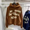 الموضة 2024SS هوديي هوديي cpfm ye يجب أن تولد مرة أخرى رسالة مطبوعة High Street Hip Hop Hoodies 11 ألوان Sweatshirts S-XL