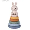 Baby Bath Toys Montessori Silikonowe blokki dla małego chłopców 1 -letni gumowy squeeze Bath Toys 0 12 miesięcy maluch miękki blok l48