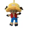 Wholesale anime cartoon 6-digit cotton filling 1 piece of Leffy plush pendant toy gift