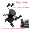 Stand Jadkinsta Ball Mount Holder Justerbar motorcykel Bakre View Mirror Mount Styret med 6 cm dubbel uttag för GoPro -telefon