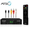 Kutu ATSC OTA Dijital Dönüştürücü Kutu Karasal Anten TV Alıcı DVR Kayıt Cihazları Akıllı Evrensel Uzaktan USB Medya Oyuncusu