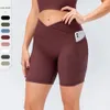 Ll yoga shorts croisés