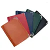 Планировщик PU Business Leather Loose-Leaf Set Set Pocket Book Portable Mini Notebooks and Journals Travelers