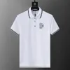 클래식 한 남자 폴로 셔츠 여름 캐주얼 폴로 패션 자수 인쇄 폴로 셔츠 고품질 짧은 슬리브 티셔츠 90128