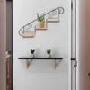 Other Home Decor 1 room hanging rack used for walls rural floating racks kitchen storage flower display yq240408