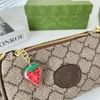 Designer Ophidia Bags Women Girls Chain Mini Shoulder Bag Michael Kadar Luxury G Strawberry Pendant Crossbody Messenger Wallet Women Telefonmyntpåse Small Tote Purse