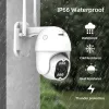 System 8MP PTZ bezprzewodowy system CCTV Dwukierunkowy audio Wi -Fi IP Security Camera 10CH P2P NVR Zestaw nadzoru wideo ludzki auto utworowy