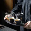 Teaware sets Japanse stijl één pot twee kopjes porseleinen thee set klein pak kantoor home simple droge giet glas gaiwan