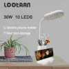 乾燥機LOOTAAN 1PC 30W 10 LEDネイルランプ乾燥機ハイン充電式ポータブルクイック乾燥ゲルマニキュアドライヤープロフェッショナルLEDライト