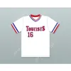 Kevin Costner Crash Davis 16 turister Baseball Jersey Bull Durham New Stitched