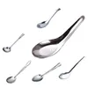 Coffee Scoops 1pc Spoon en acier inoxydable Mini cuillères à café de crème glacée Soupche de table Gadgets de cuisine