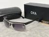 Designer CHA 71557 Sunglasses 23n Coco Neigo French Luxury Glasses Beach Men's and Women's Chanlles Sunglasses UV400 Lens
