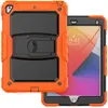 Custodia per ammortizzatori per cavaliere regolabile per iPad Pro Pro 9,7 pollici Air2 Silicone PC Ibrido Armatura Rugged Case a prova di caduta Copertina Tablet Cinta di copertina+Protettore schermo