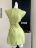Lässige Kleider elegante Mode sexy schlankes Gyaru Cutout Kleid Tunika Hip einteilige Kleiderbrock vor Schulter Basis fester formeller Anlass