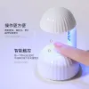 Guns Lootaan 12w Small Mushroom Nail Lamp Portable Hine Uv Light Single Finger Nails Art Tool Gel Polish Uv/led Nail Lamp with Usb