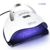 Kits Brand New Uv Lamp Nail Dryer Led Hybrid Lamp Fast Curing Gel Nail Polish Dryer Manicure Lamp Nail Art Tools