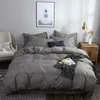 Set di biancheria da letto Consolatore per la casa 3 pezzi di copertura del piumino set in microfibra sagring lato ab diverso design 220x240 135x200 tessili di arredamento