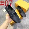 40Model Genuine Leather Men Sapatos Casual Luxury Brand Designer Men Mocassins Italianos Mocassins Slip Blipable on Men Driving Shoes Chaussure Homme Tamanho 38-46