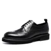 Scarpe in pelle Nuovo maschile in pelle Business Business Black Black Casual Altezza Aumenta British e Corea