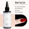 Gel 100 ml Super Top Coat Base Top gel nagellak Matte toplaag Super Bright No Wipe Top nagelgel Poolse Rein voor gel nail art