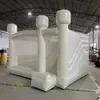 O castelo de salto branco inflável de PVC durável com a tenda de salto de slides salto salto de castelo saltitante incluiu soprador de ar para fun001 ao ar livre