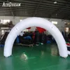 10mw personnalisé (33 pieds) avec du ventilateur amour blanc gonflable arc de cœur arcs de cœur arche pour décorations de fête de mariée