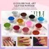 Séchants Coscelia Ensemble kit de ongles en acrylique avec fraises pour manucure Kit d'ongles outils de décoration de nails avec liquide en poudre en acrylique