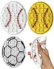 Pop Pioneer Toy Push Bubble Color Printing Baseball Football Desktop Children Puzzle Circular Silicone Toys Sensory Stress Ball G66724071679