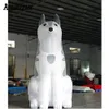 Alta qualidade fofa 8.2/13/26ft Balão de modelo de cachorro Husky Inflatable para Evento de Decoração de Natal