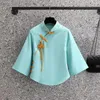 Robes de travail Hanfu Vêtements chinois traditionnels pour femmes Fashion Fashion Ethnique broderie Vintage Casual Jupe en deux pièces Femmes Femmes