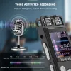 Registratore Professional Voice Activato Audio Digital Audio Registratore 8GB 16GB 32G USB PEN USB non stop 80HR Registrazione PCM Supporto TFCARD