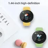 2024 D18 Macaron Real StepCount Smart Watch Exercice SPETCOUNT Connecté Smartwatches pour hommes et femmes Téléphone Android disponible