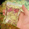 Paillettes 1kg Twinkle Gold Nail Art paillette Diy Balk Mix Hexagonal Flakes Sequin Holographic Chunky Manucure Flash Crafts Decoration 1kgp