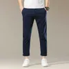 Guangzhou Factory Wholesale Senior Mens Cotton Spandex Business Chino byxor Män arbetar byxor