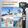 GOPRO 11/10/9/8/7/6/5 DJI OSMO INSTA360 ONE Rアクションカメラ3AxisハンドヘルドスタビライザーのGoProのGoProのGoProのGimbal Pro 4 Gimbal