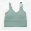 Tanque de sujetador de yoga para mujeres Summer Summer sin anillo de acero almohadilla de cofre incorporada sujetador deportivo para mujeres gimnasio Fitness Fitness Fashion Top Bras