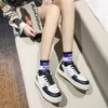 Casual schoenen Solid kleuren platform Sneakers vrouwen dikke bodem Koreaans ademende dikke lente tenalisle op vrouw