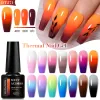 Kits ontmoeten elkaar over 6/15 stks 7 ml thermische gel nagellakset 3 kleuren veranderen semenak uv gel semi -permanent voor manicure nail art kits